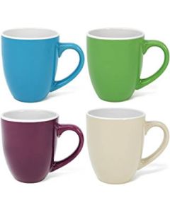 Set di 4 tazze da caffe in ceramica